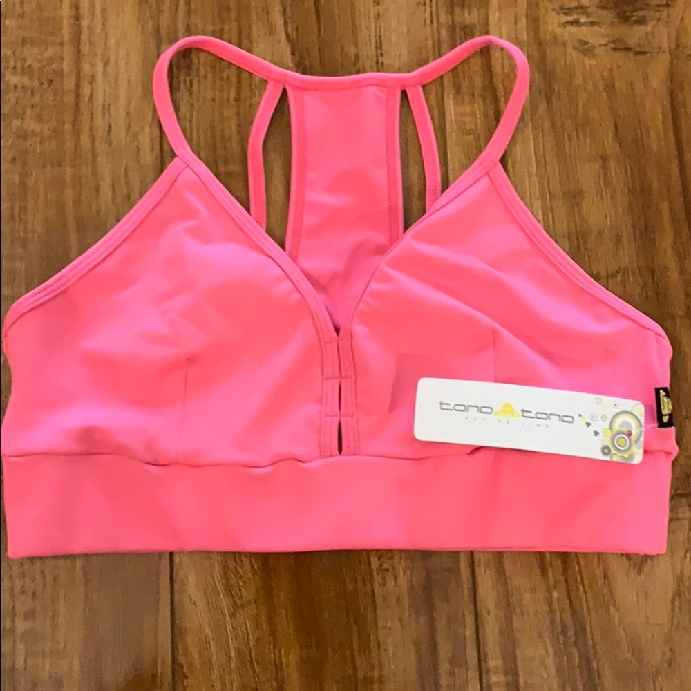 Tono a tono pink bra